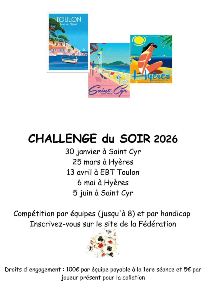 CHALLENGE DU SOIR 2026