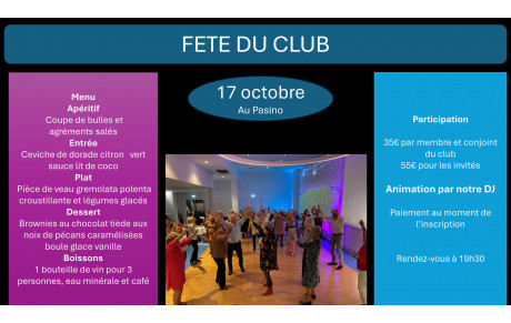 FÊTE DU CLUB